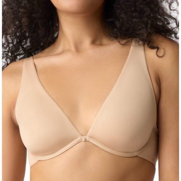Gap Women's Everyday Essentials Full-Coverage Unlined Bra GPW00357 - Brush Beig - Picture 2 of 3